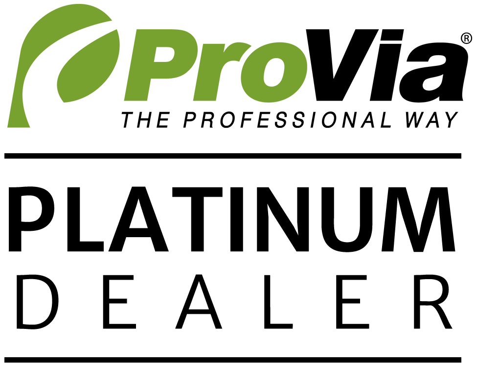 Pro Via Platinum Dealer logo.